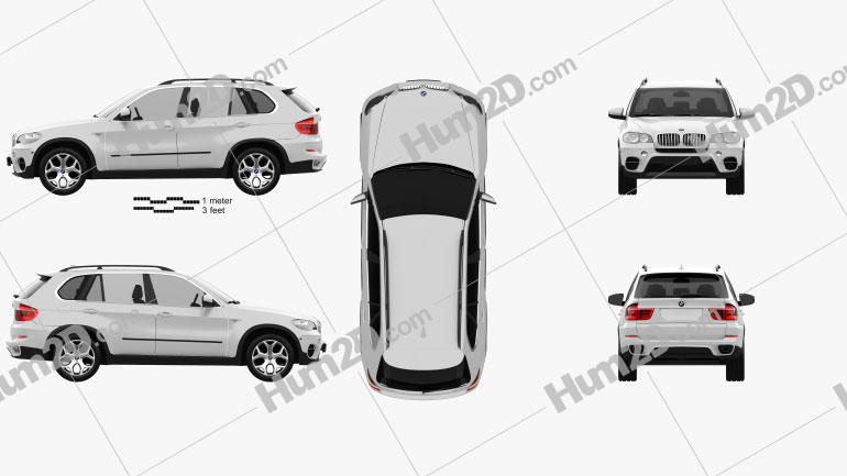 BMW X5 E70 2011 Blueprint