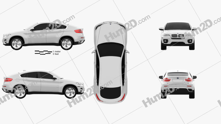 BMW X6 2011 PNG Clipart