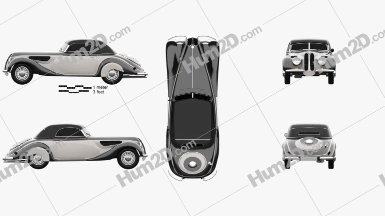 BMW 327 Cabriolet 1937 PNG Clipart