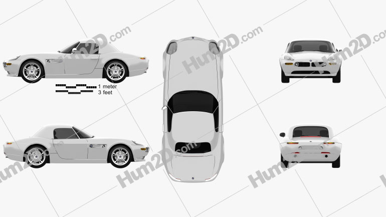 BMW Z8 (E52) car clipart