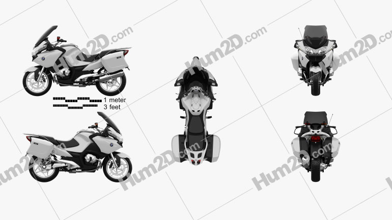 BMW R1200RT 2005 Motorcycle clipart