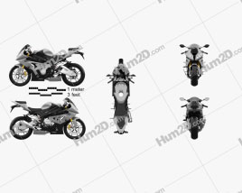 BMW S1000RR 2013 Motorcycle clipart