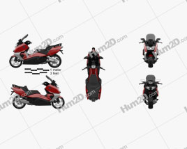 BMW C 650 GT 2013 Motorcycle clipart