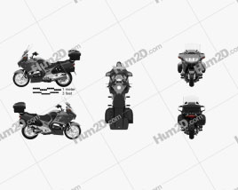 BMW R1150RT 2004 Motorcycle clipart