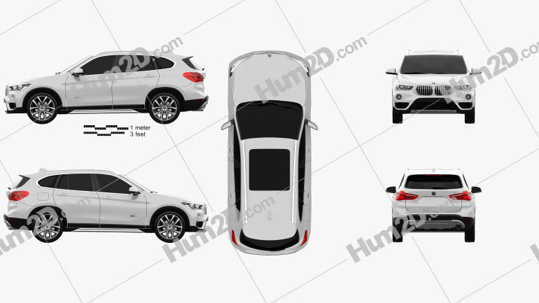 BMW X1 (F48) 2015 PNG Clipart