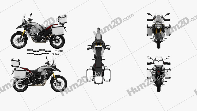 BMW F800GS Adventure 2014 Motorcycle clipart
