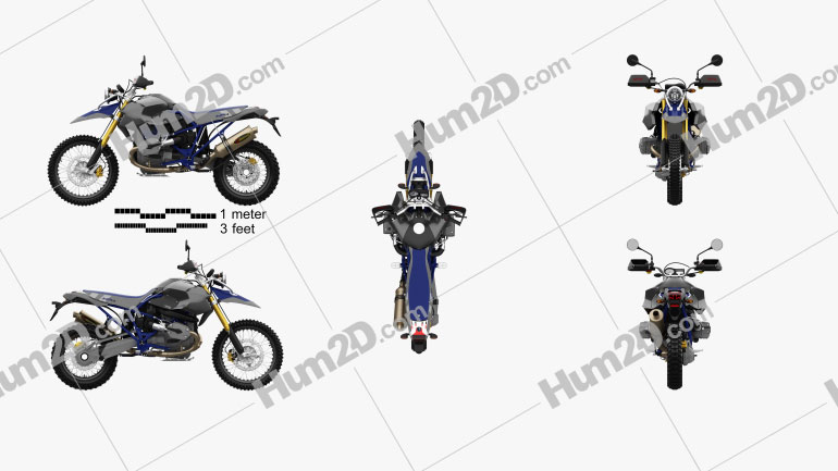 BMW HP2 HPN Enduro 2015 Blueprint