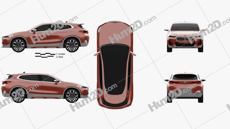BMW X2 concept 2016 PNG Clipart