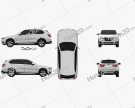 BMW X5 (F15) e 2014 car clipart