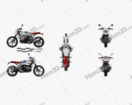 BMW R nineT Urban GS 2017 Motorcycle clipart