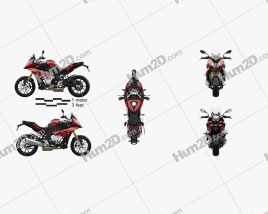 BMW S1000XR 2017 Motorcycle clipart