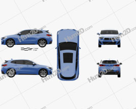 BMW X2 M Sport 2018 car clipart