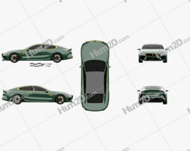 BMW M8 Gran Coupe 2018 car clipart