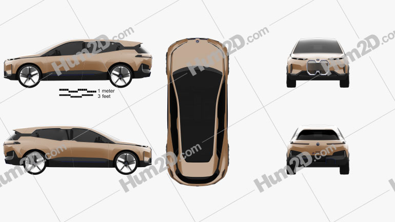 BMW Vision iNEXT 2018 car clipart