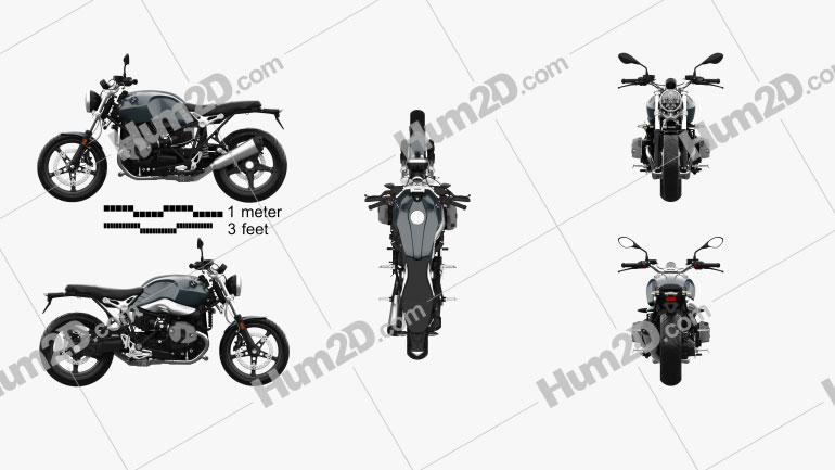 BMW R nineT Pure 2018 PNG Clipart