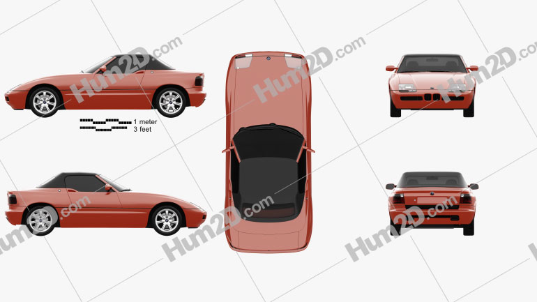 BMW Z1 1988 PNG Clipart