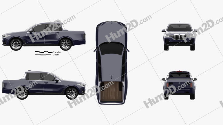 BMW X7 Pick-up 2019 PNG Clipart