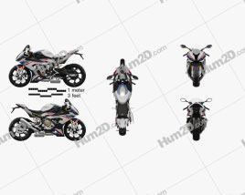 BMW S1000RR 2019 Motorcycle clipart