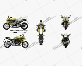 BMW R1250RS 2019 Motorcycle clipart