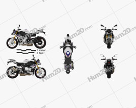 BMW S1000R 2020 Motorcycle clipart