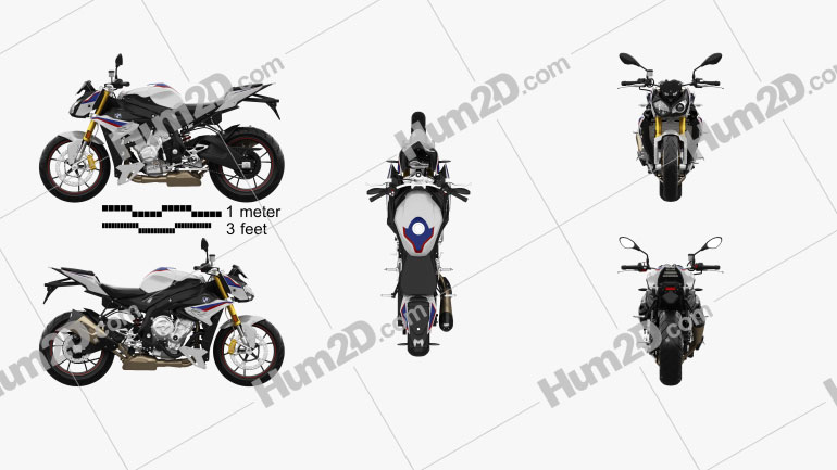 BMW S1000R 2020 Motorcycle clipart