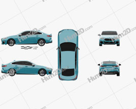 BMW 2 Series M235i Gran Coupe 2020 car clipart