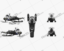 BRP Lynx Xtrim SC 900 ACE 2015 clipart