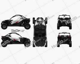 BRP Can-Am Maverick X3 2017 clipart