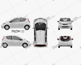 BYD F0 2012 car clipart