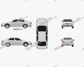 BYD F6 2012 car clipart