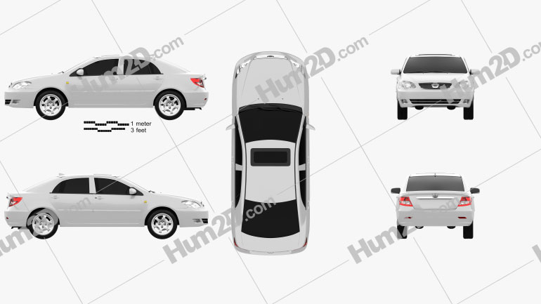BYD F3 2012 PNG Clipart