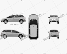 BYD e6 2011 clipart
