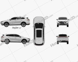 BYD Tang 2018 car clipart