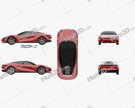 BYD e-SEED GT 2019 car clipart