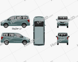 BYD M3 2014 clipart