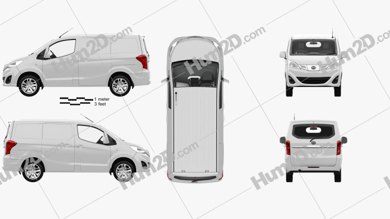 BYD T3 with HQ interior and engine 2017 Blueprint