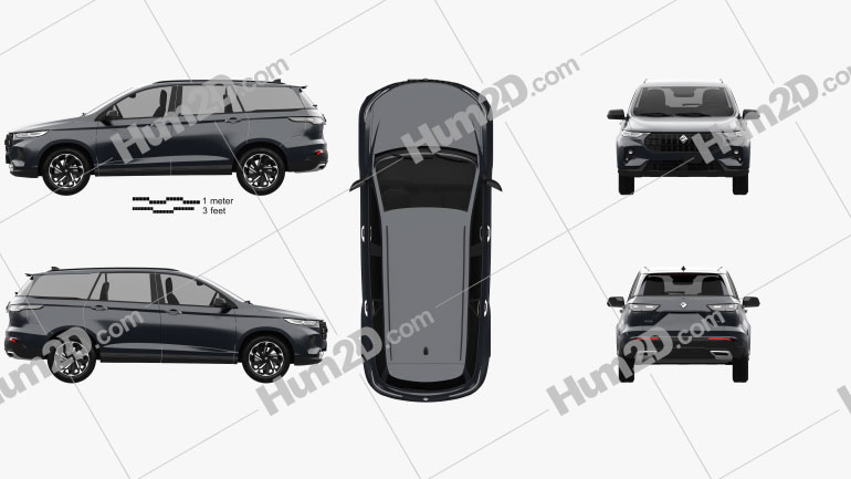 Baojun RS-7 2020 car clipart