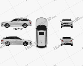 Baojun RC-5W 2020 car clipart