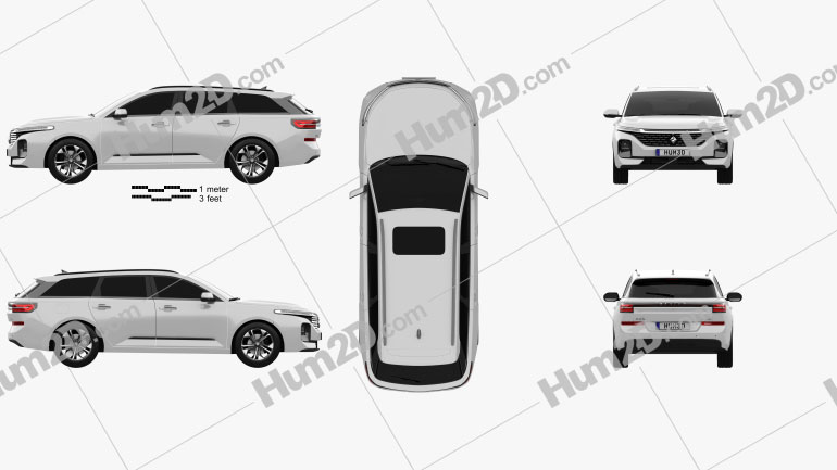 Baojun RC-5W 2020 car clipart