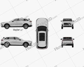 Bestune T99 2019 car clipart