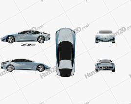 Borgward Isabella 2017 car clipart