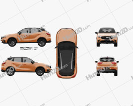 Borgward BX3 2020 car clipart