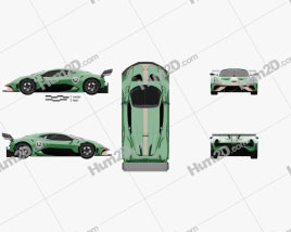 Brabham BT62 2019 car clipart