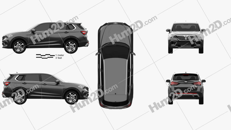 Brilliance V7 2019 car clipart