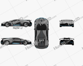 Bugatti ClipArt Images and Blueprints for Download in PNG, PSD | Hum2D