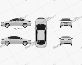 Buick Verano 2012 car clipart