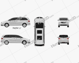 Buick GL8 2011 car clipart