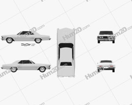 Buick Riviera 1963 car clipart