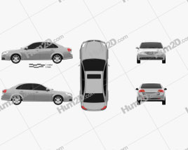 Buick Excelle 2013 car clipart