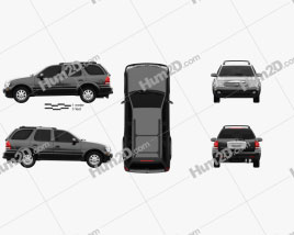 Buick Rainier 2004 car clipart